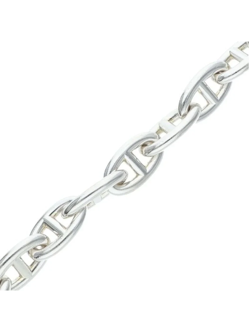 Hermes Chaine D'ancre GM Silver Bracelet